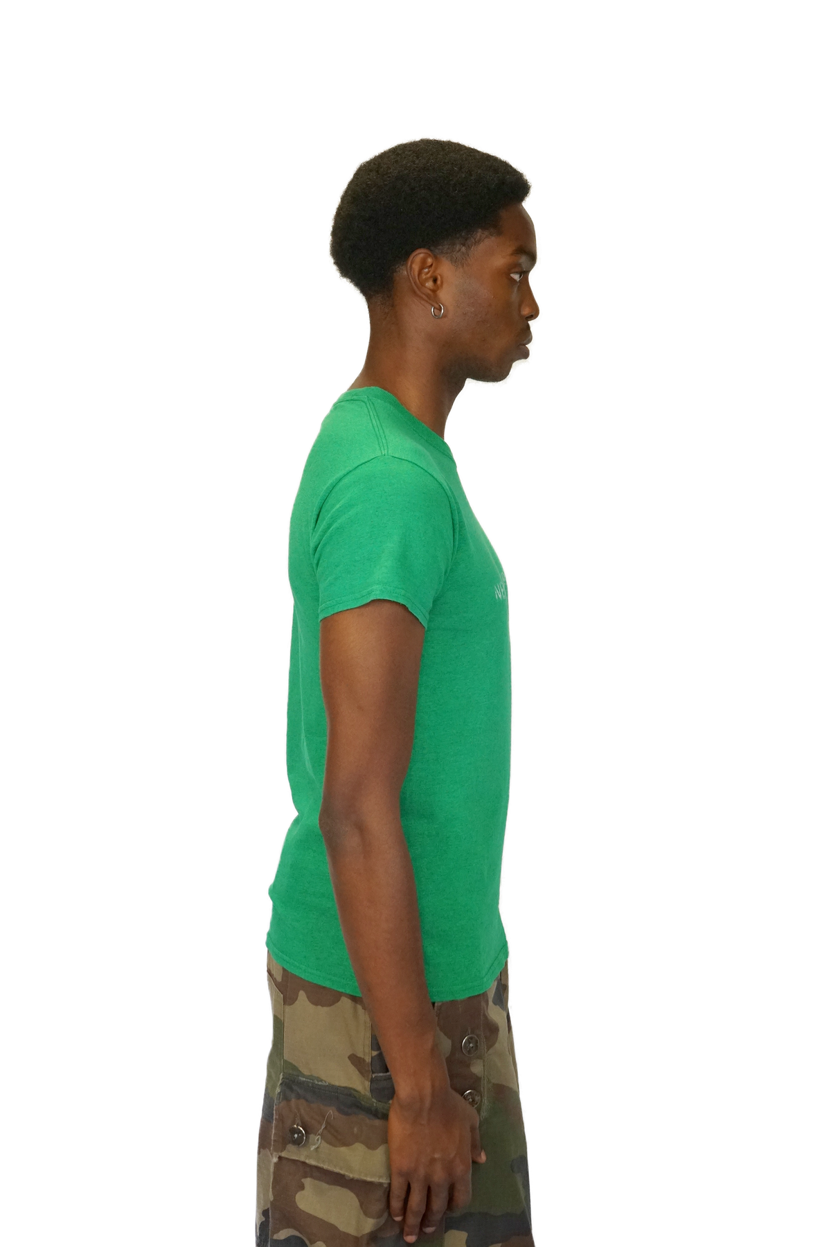 T-shirt Rockin - Vert Clair - photo portee