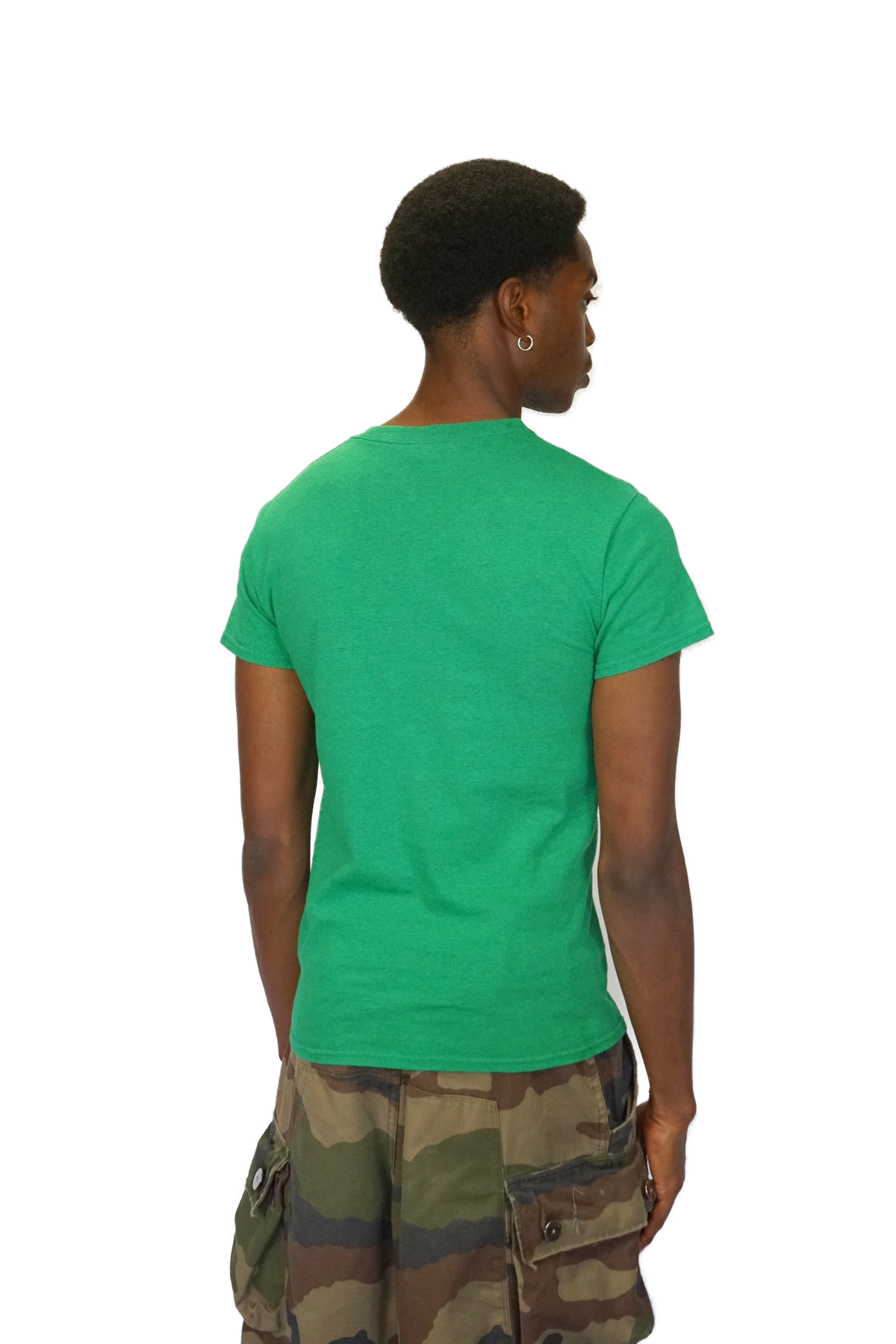 T-shirt Rockin - Vert Clair - photo portee