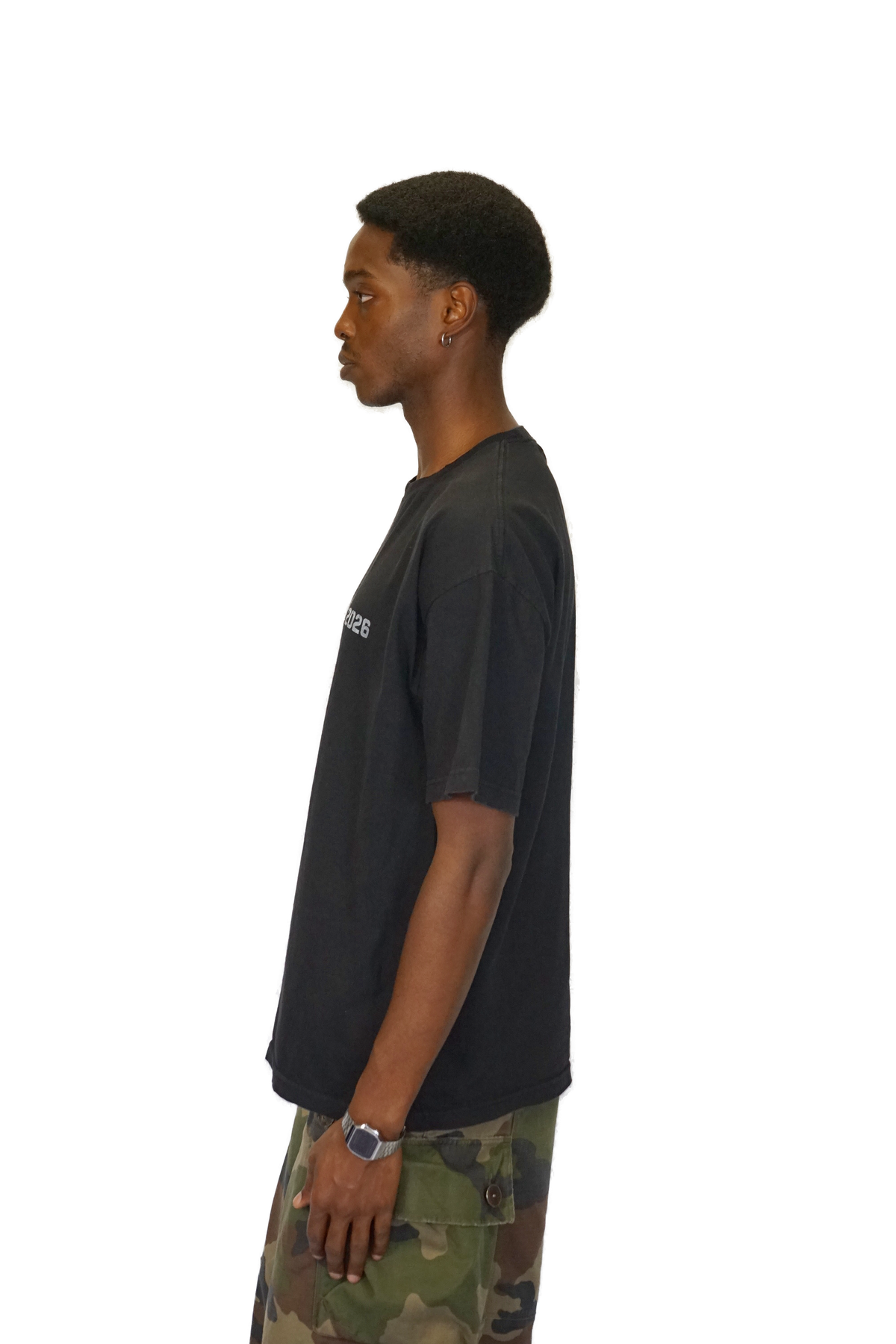 T-shirt Rockin Summer 2026 - Noir - photo portee