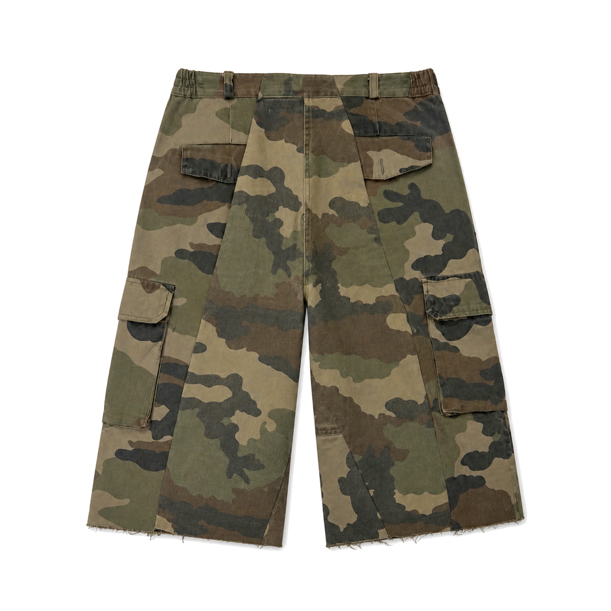 SHORT CARGO CAMO RECONSTRUIT