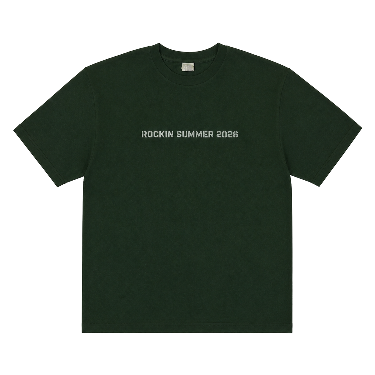 T-shirt Rockin Summer 2026 - Vert - face - contrÃ´le qualitÃ© 2026-08-26